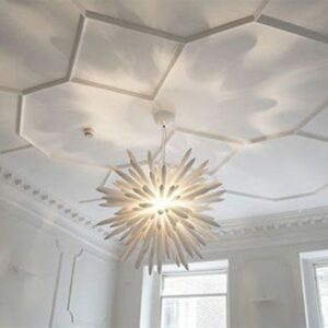 hexagonal-ceiling-molding